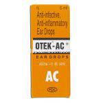 Otek-AC クロラムフェニコール５％/クロトリマゾール１％/リグノカイン塩酸塩２％　点耳